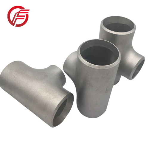 info-1-1 Grade 2 Titanium Straight Tee Pipe Tee Fittings